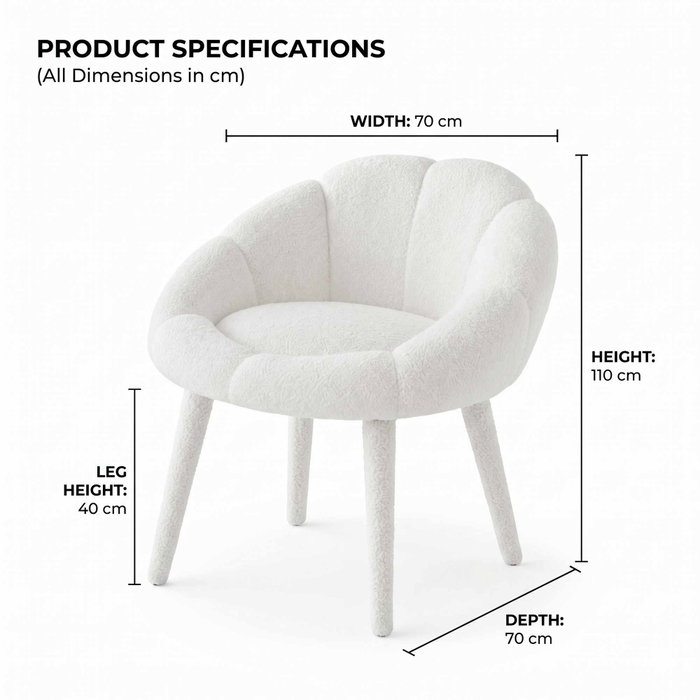 Atelier Del Sofa Papatya - White Wing Chair